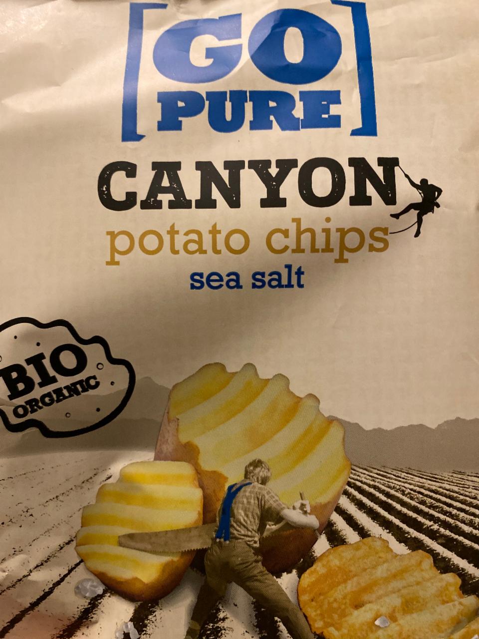 Фото - Organic Potato Chips Canyon Sea Salt GO Pure