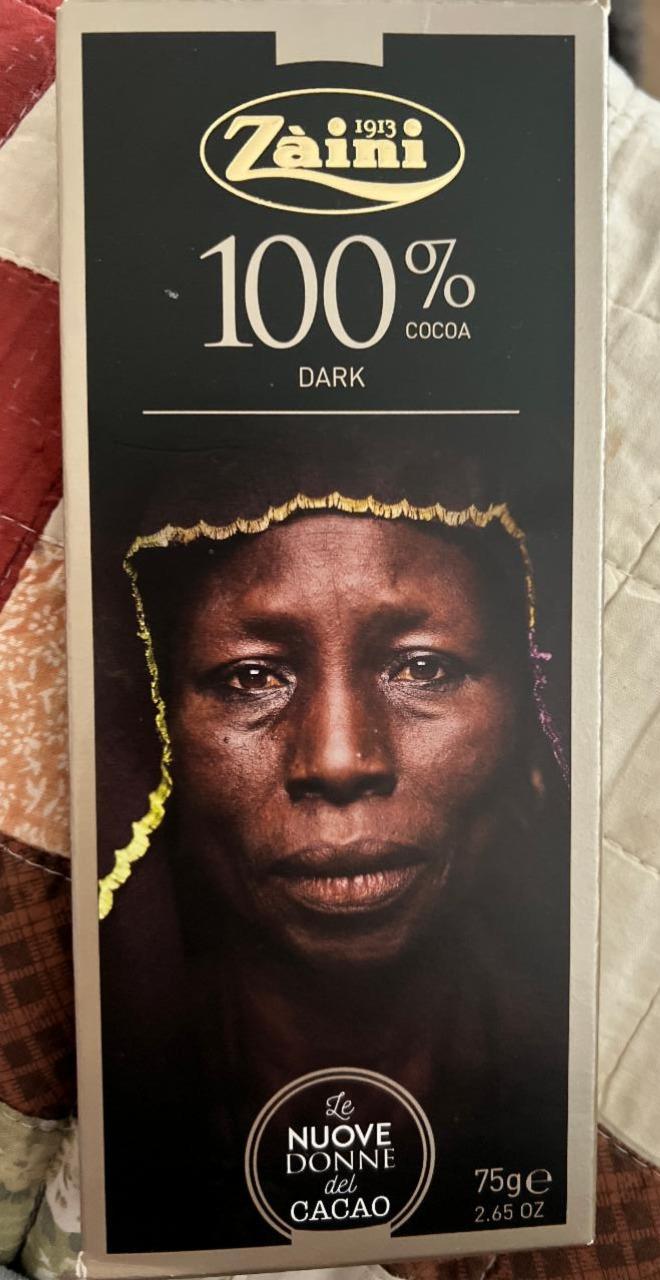 Фото - Шоколад чорний 100% Cocoa Dark Zaini