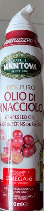 Фото - Олія з виноградних кісточок Olio di Vinacciolo Mantova