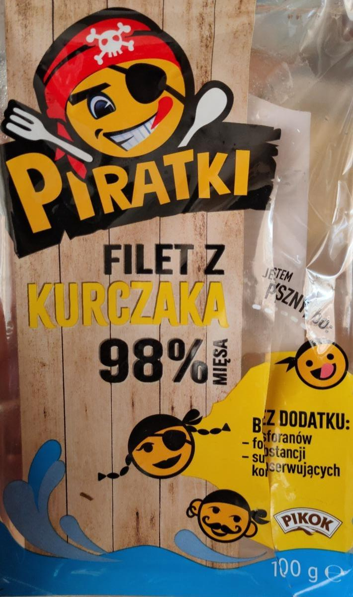 Фото - Куряче філе Piratki 98% м'ясо Pikok
