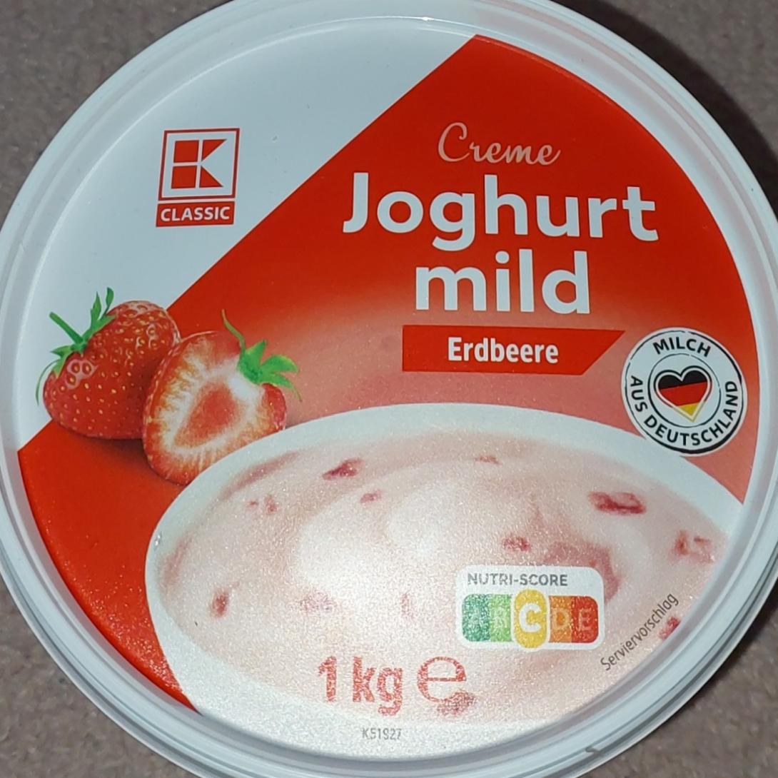 Фото - Йогурт полуничний Joghurt Mild Erdbeere K-Classic