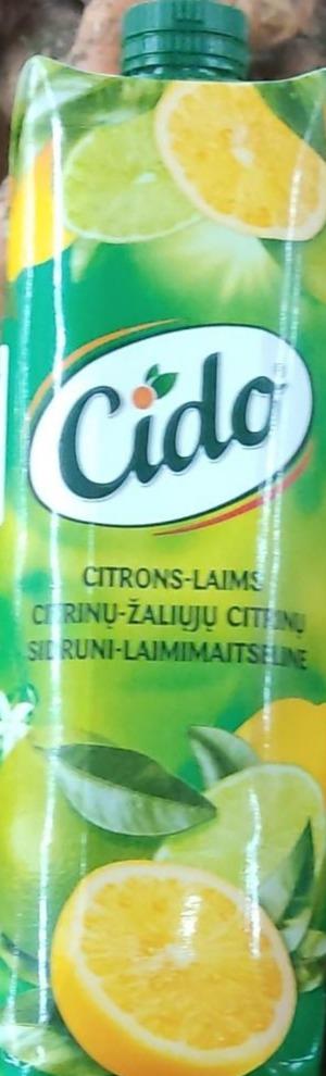 Фото - Напій соковмістний з смаком лимону та лайму Cido