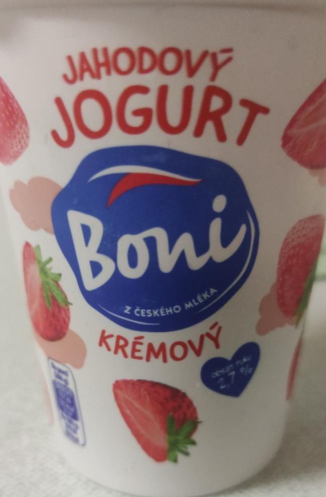 Фото - Вершковий йогурт полуниця Боні