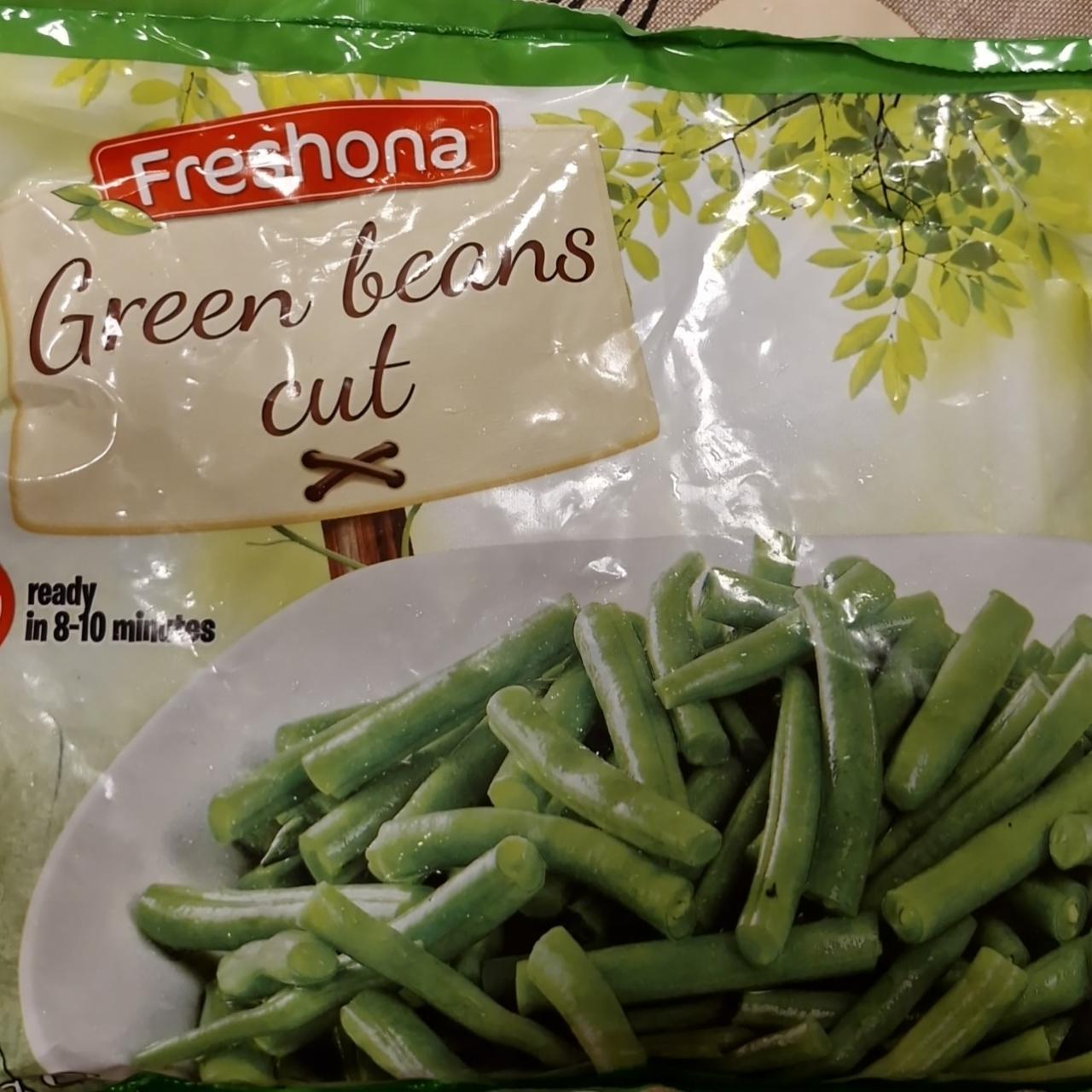 Фото - Квасоля зелена заморожена Green Beans Cut Freshona