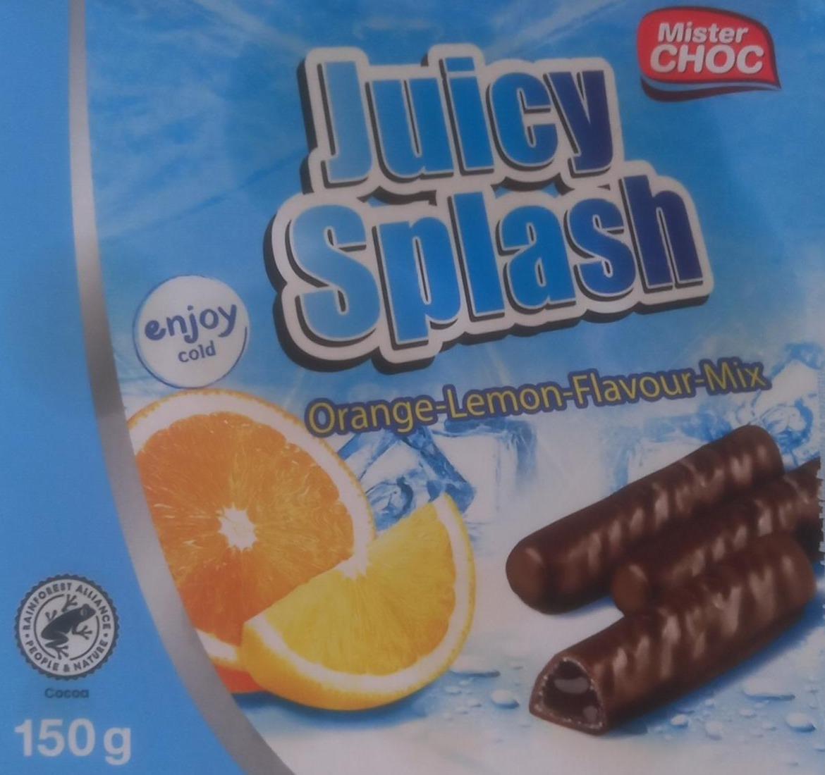 Фото - Цукерки зі смаком апельсина та лимона Juicy Splash Mister Choc