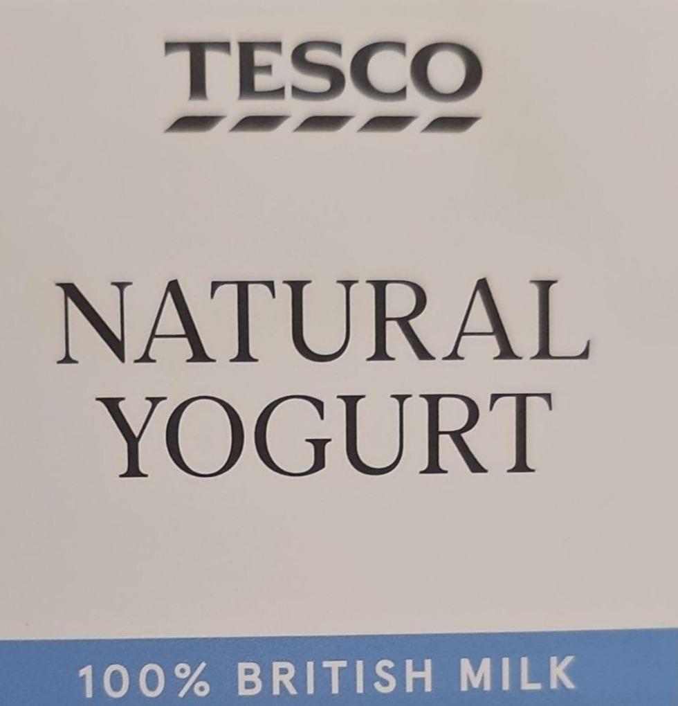 Фото - Natural yogurt Tesco