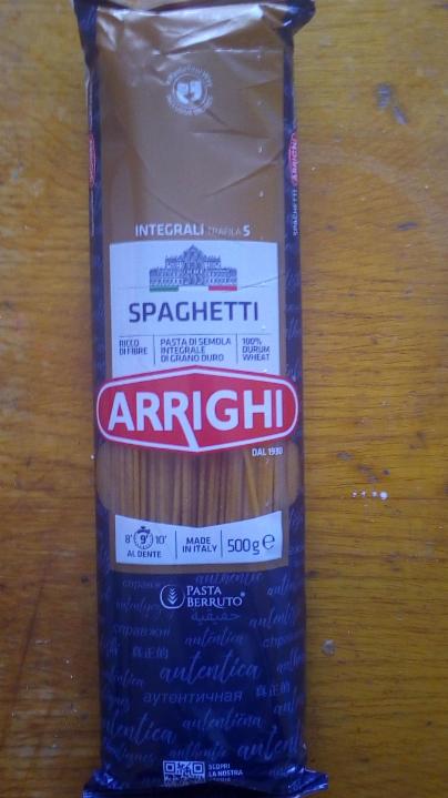 Фото - Arrighi Makaron pełnoziarnisty spaghetti
