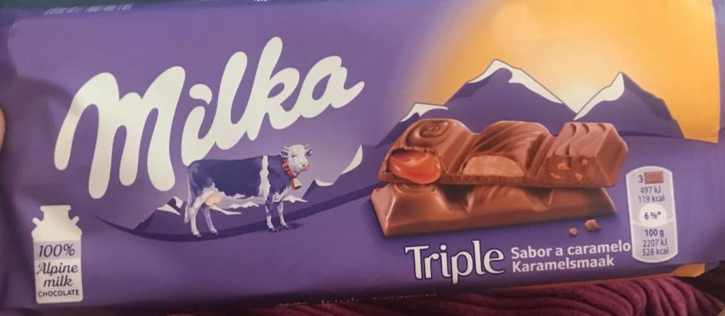 Фото - Шоколад Milka Triple Caramelo Milka