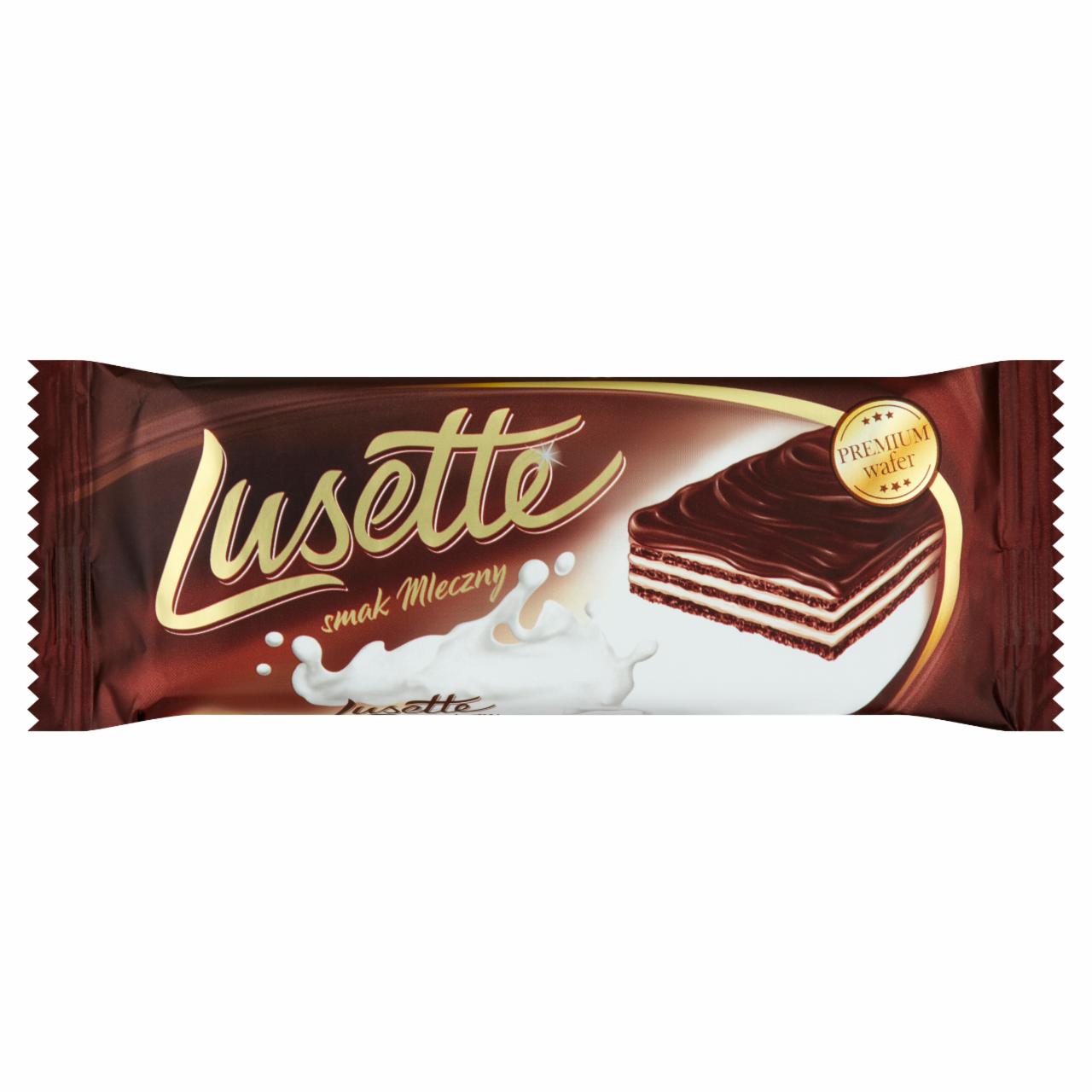 Фото - Вафлі з молочною кремовою начинкою в какао-глазурі Lusette