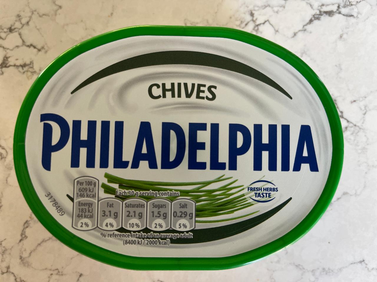Фото - Крем-сир з зеленою цибулею Chives Філадельфія Philadelphia