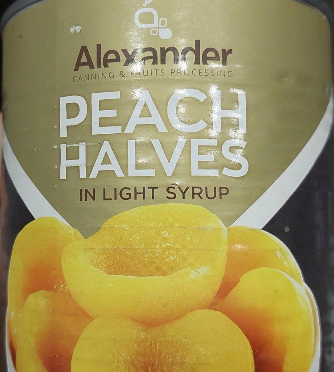 Фото - Персики консервовані Peach Halves Alexander