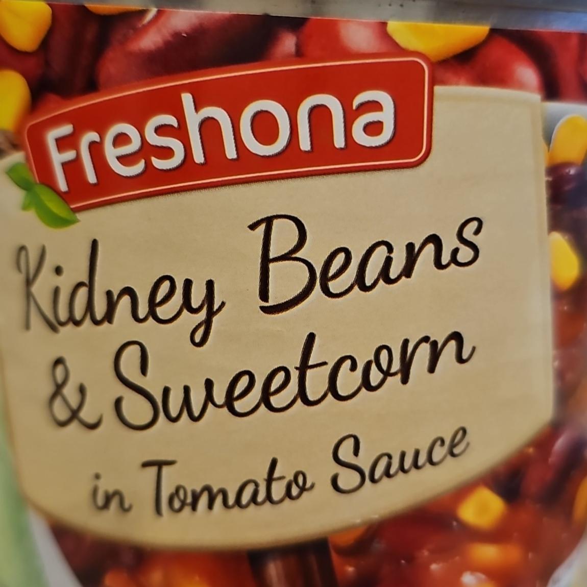 Фото - Kidney Beans & Sweetcorn in Tomato Sauce Freshona