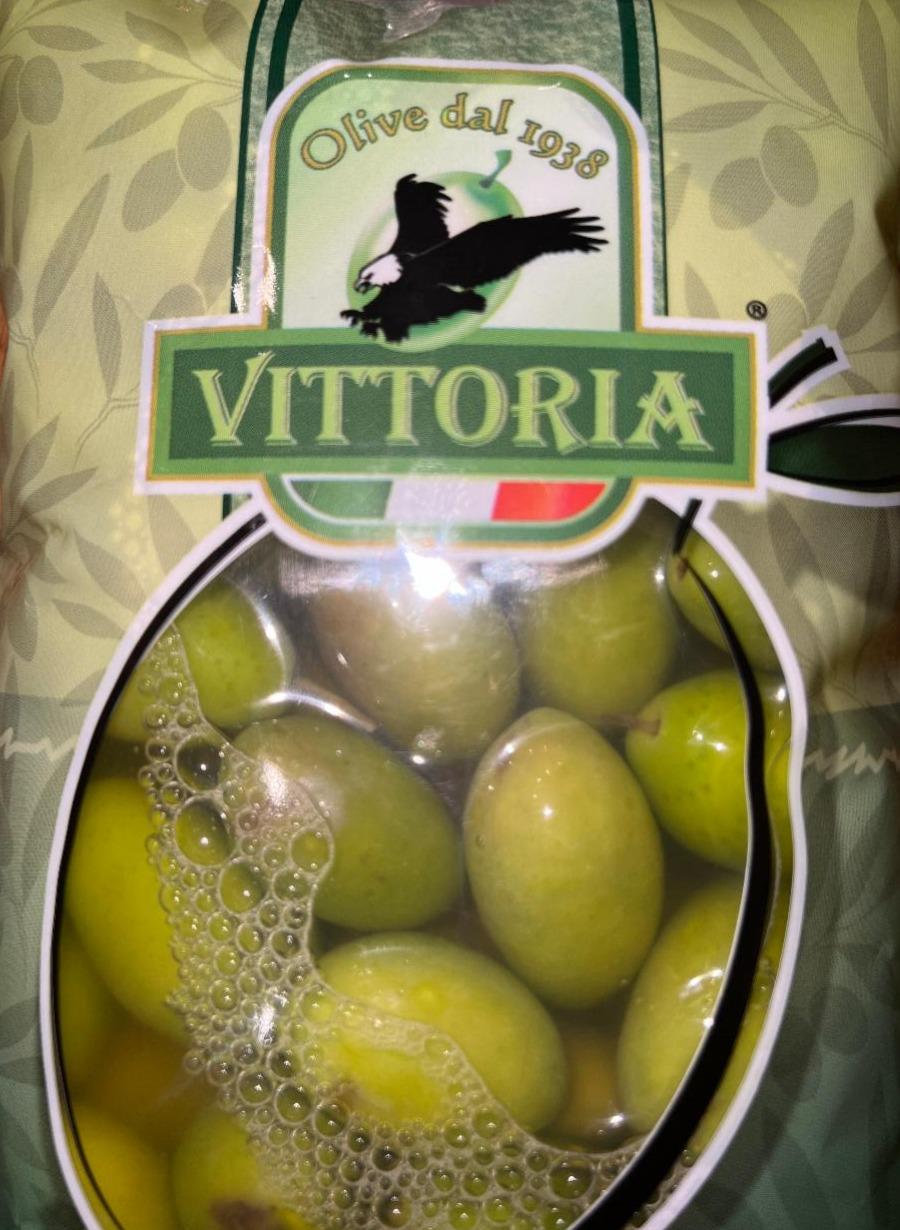 Фото - Оливки зелені з кісточкою Vittoria