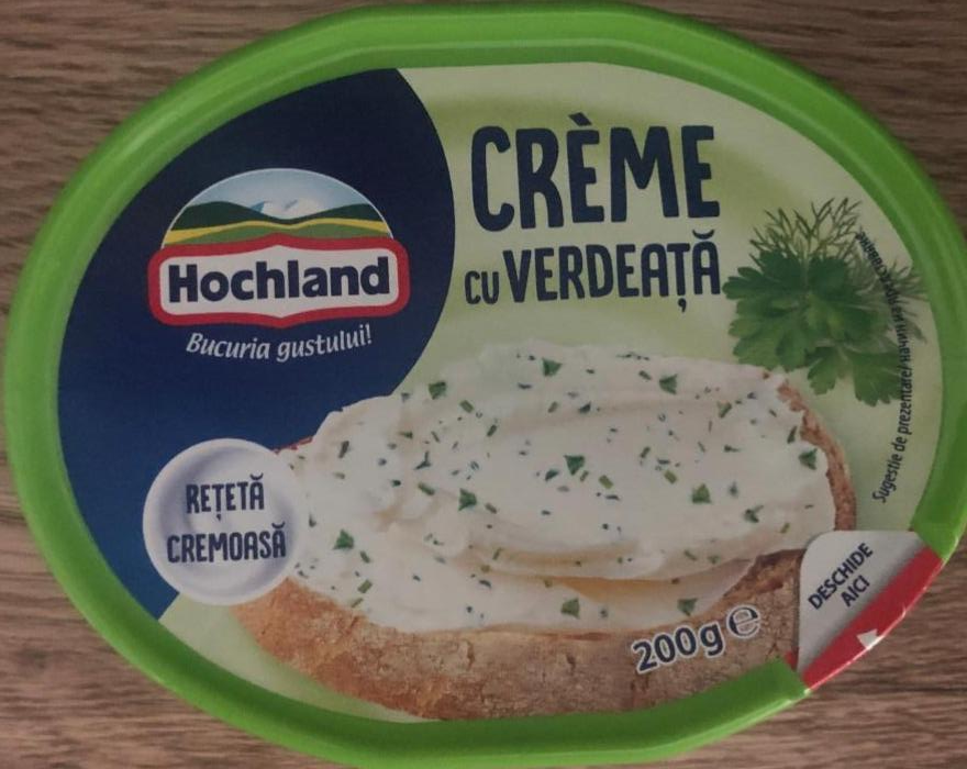 Фото - Крем-сир з травами creme cu Verdeata Хохланд Hochland