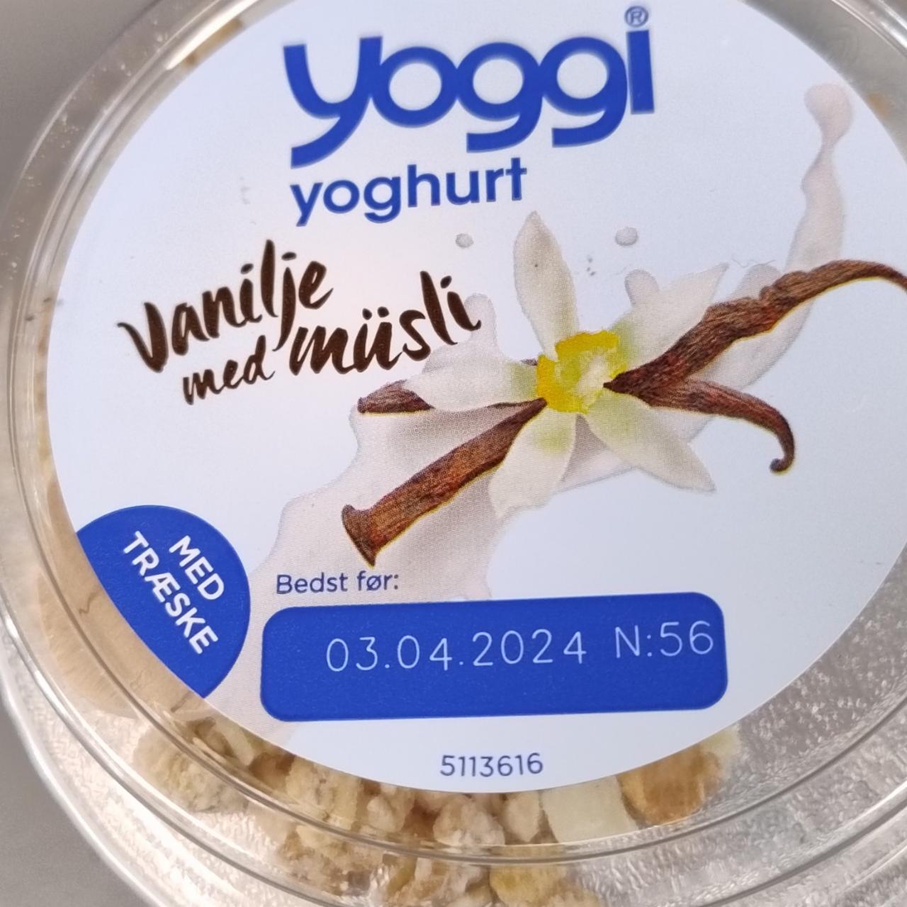 Фото - Йогурт ваніль-мюслі Yoghurt Yoggi