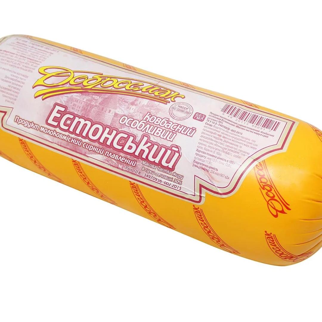 Фото - Продукт молоковмісний сирний плавлений Ковбасний особливий Естонський Масова частка жиру в сухій речовині 30% Добросмак