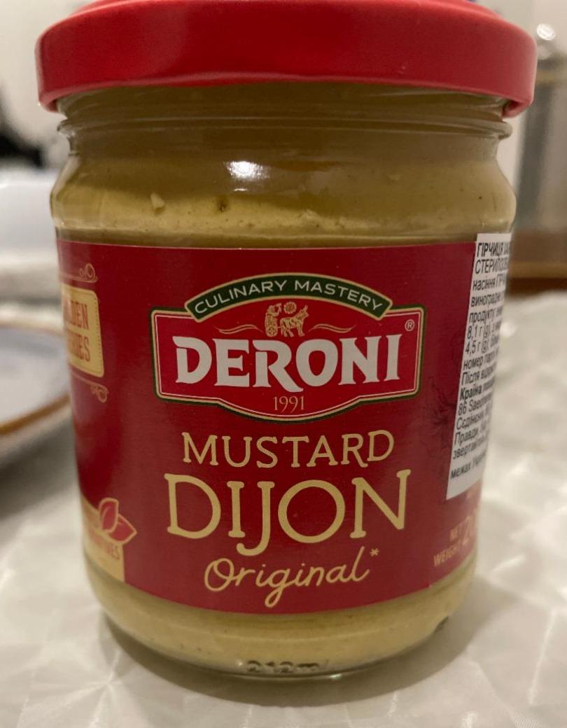Фото - Гірчиця діжонська Mustard Dijon Deroni