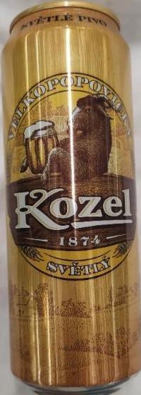 Фото - Пиво світле 3.9% Velkopopovický Kozel Světlý Велкопоповицький Kozel Козел