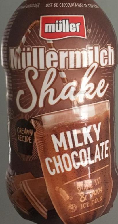 Фото - Напій молочний Mullermilch Шейк молочний шоколад 3,5% Müller