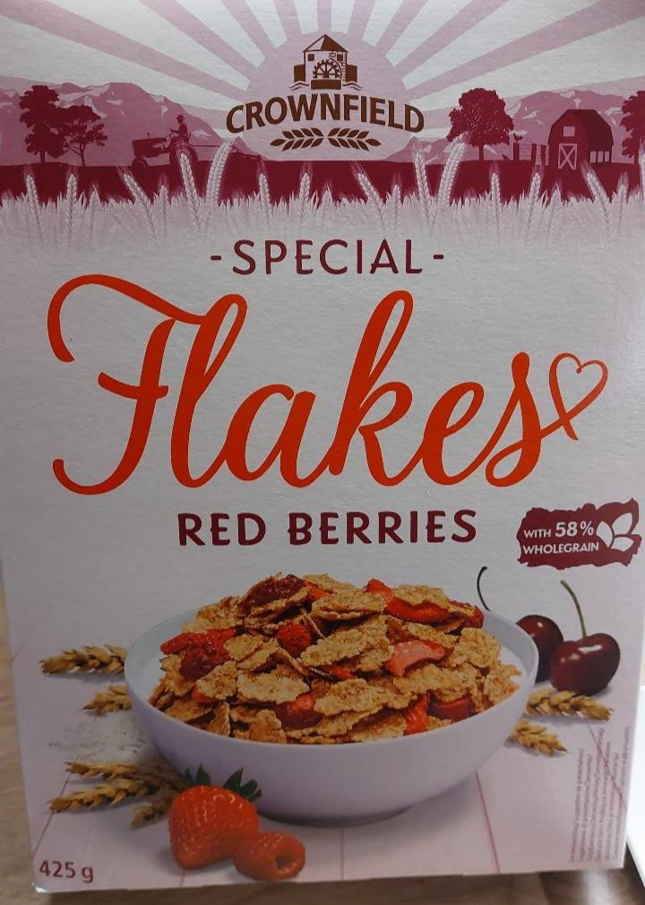 Фото - Пластівці цільнозернові з червоними ягодами Special Flakes Red Berries Crownfield
