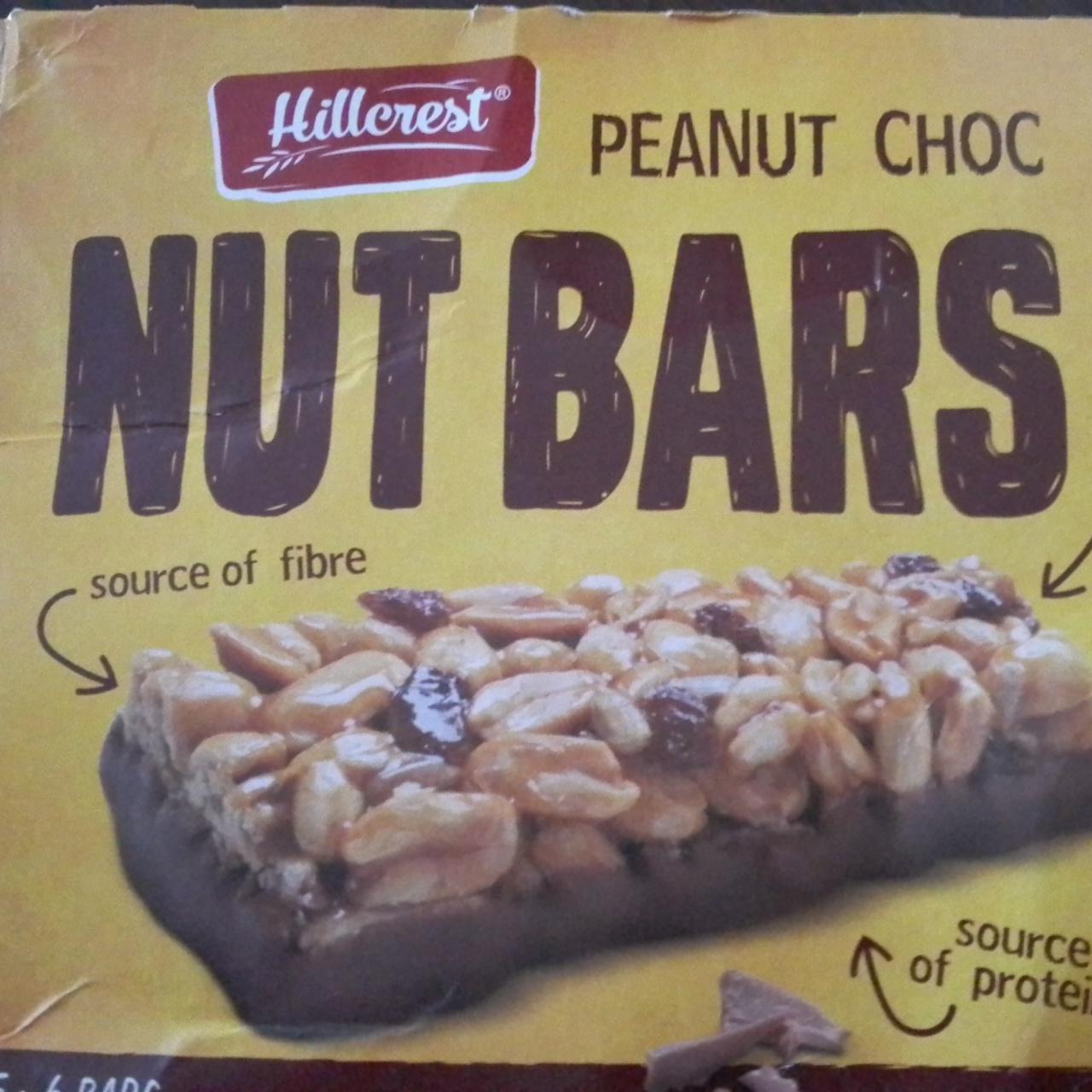 Фото - Батончики горіхові Nut Bars Choc Peanut Hillcrest
