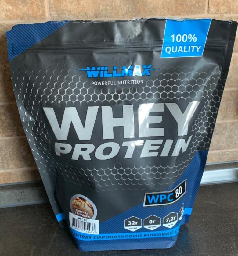 Фото - Протеїн Whey Protein зі смаком булочка з корицею WPC 80 Willmax Nutrition
