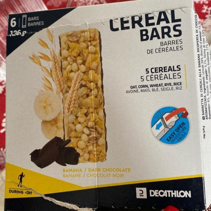 Фото - Cereal Bars 5 Cereals Banana / Dark Chocolate Decathlon