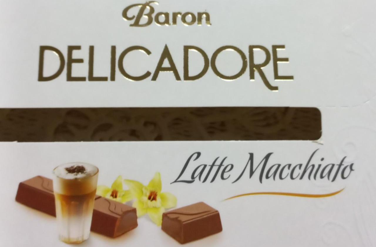 Фото - Молочний шоколад 50% Delicadore Latte macchiato Baron