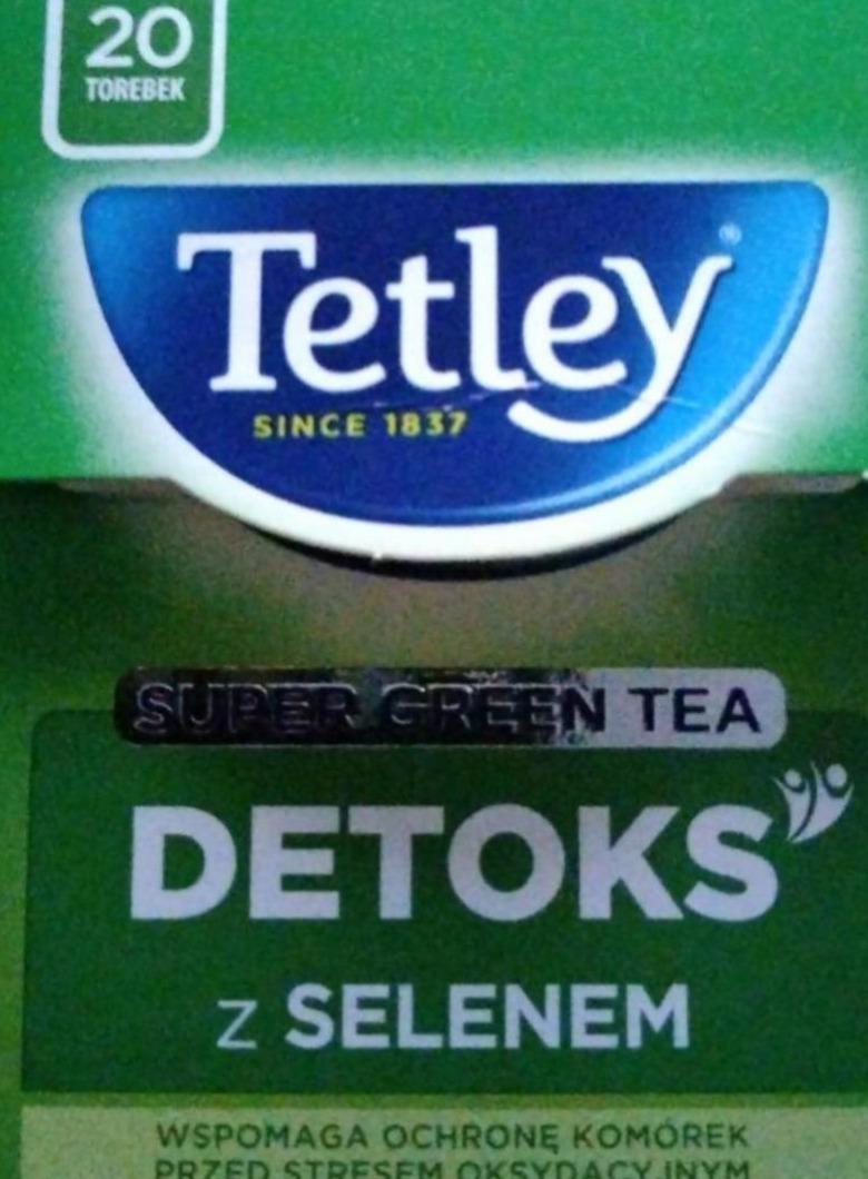 Фото - Super Green Tea Detoks Herbata zielona z miętą Tetley