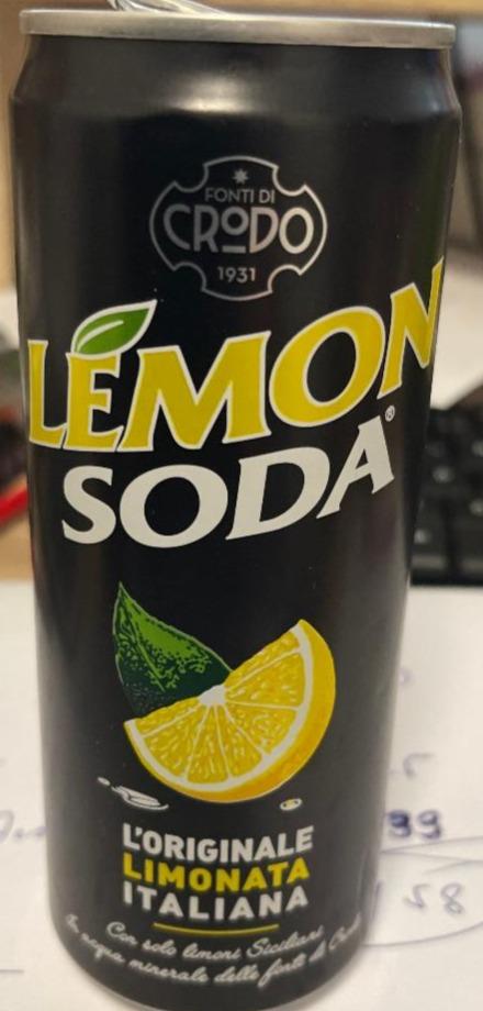 Фото - Напиток безалкогольный газированный Lemon Soda Crodo