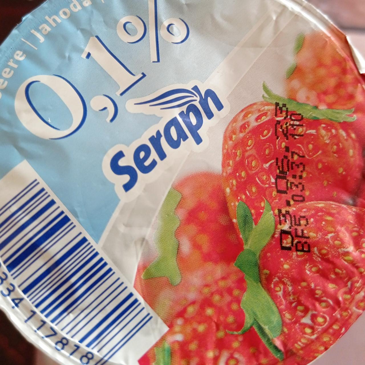 Фото - Йогурт нежирний зі смаком персика і маракуї Seraph