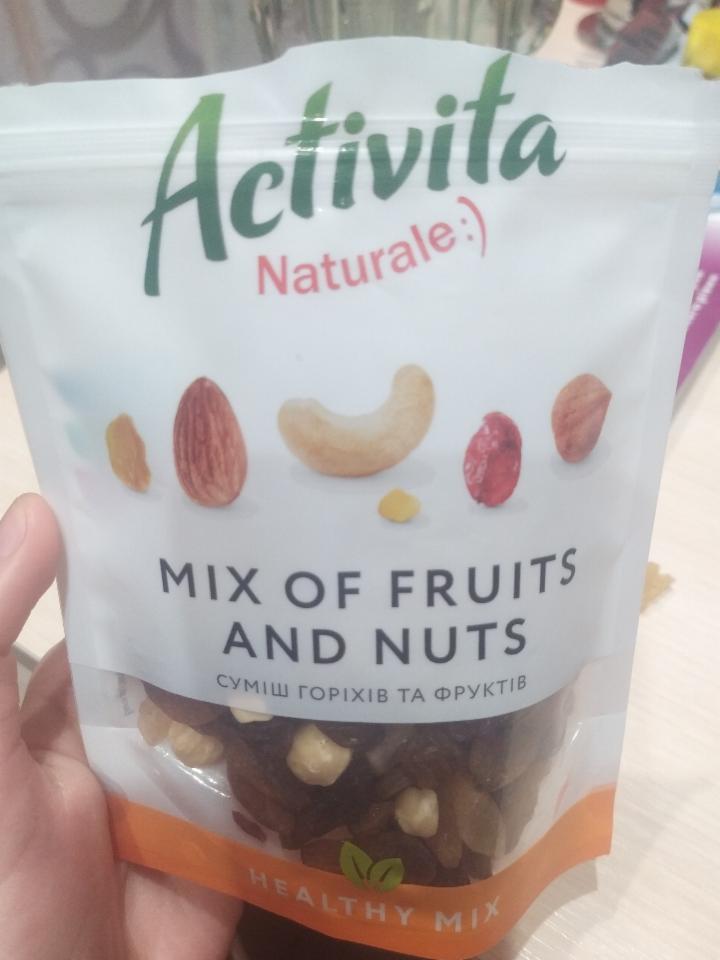 Фото - Суміш горіхів та фруктів Healthy Mix Activita Naturale