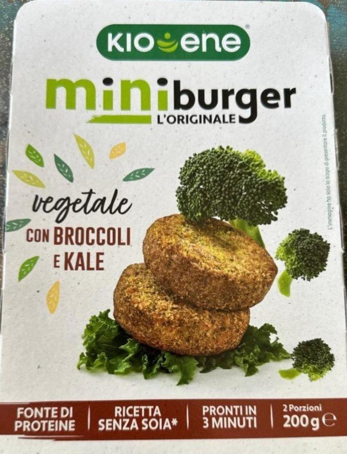 Фото - Mini burge vegan broccoli e kale Kioene