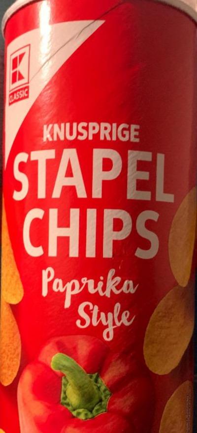 Фото - Чіпси Stapel chips паприка Knusprige