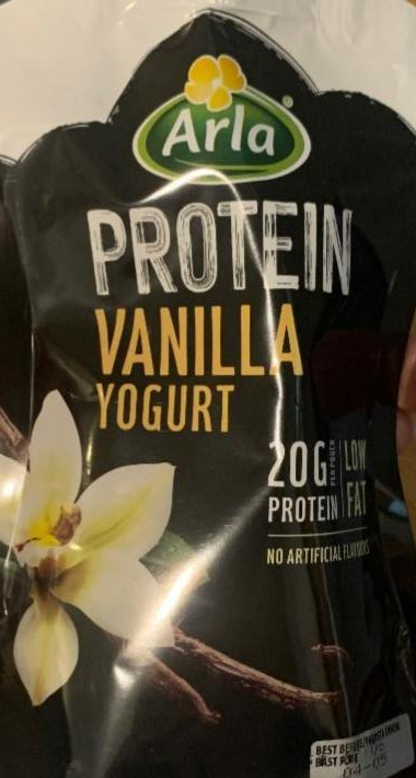 Фото - Протеїн з низьким вмістом жиру ванільний йогурт Arla