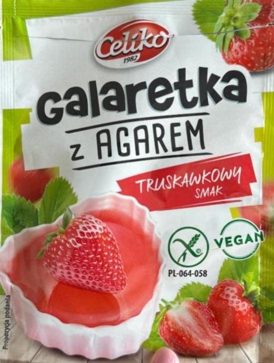 Фото - Galaretka z agarem - truskawkowy smak Celiko
