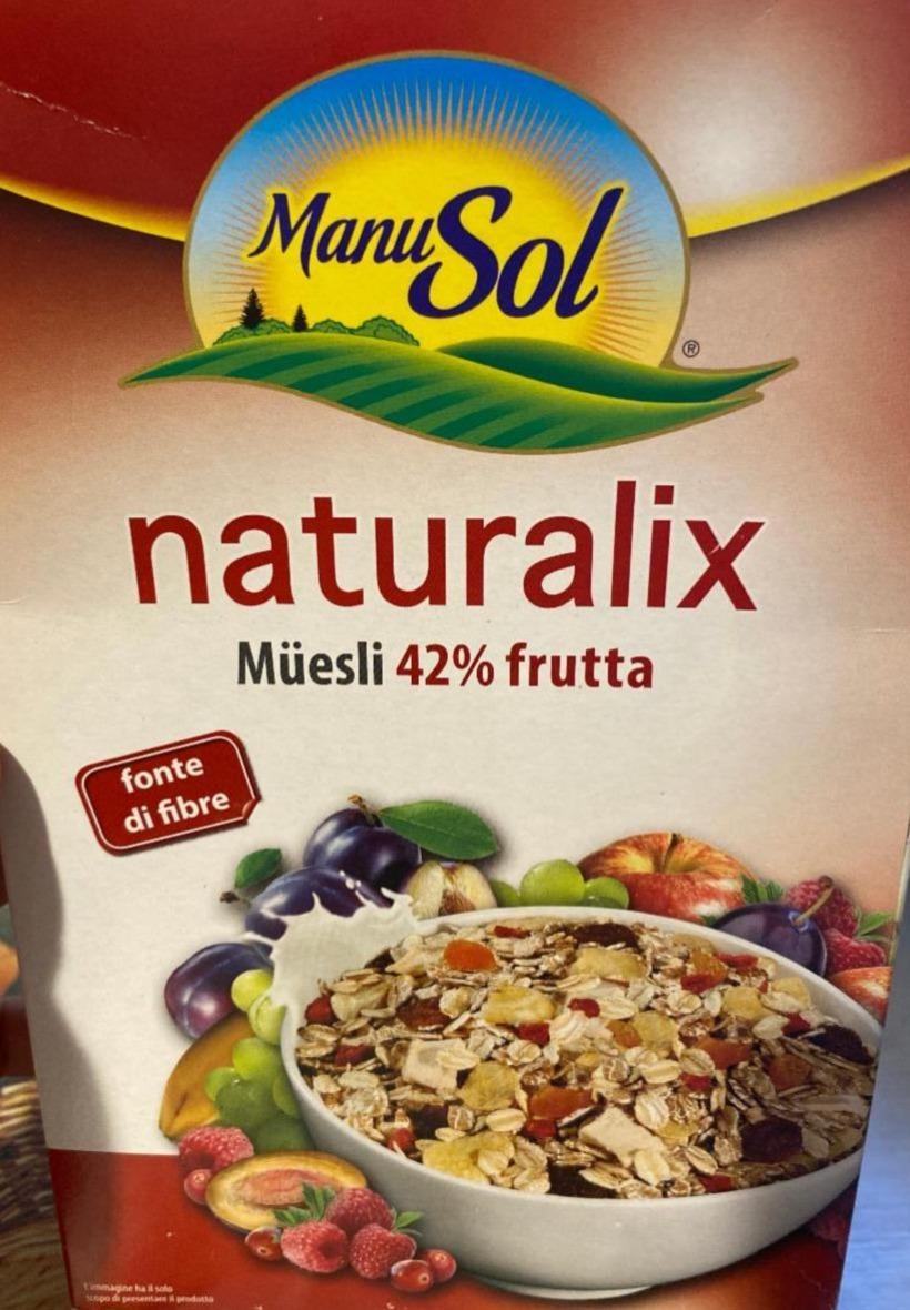 Фото - Naturalix muesli 42% frutta Manu Sol