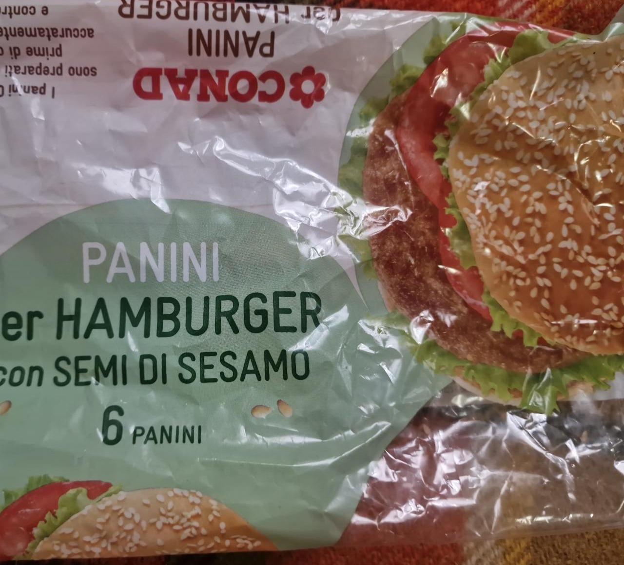 Фото - Panini per hamburger con semi di sesamo Conad