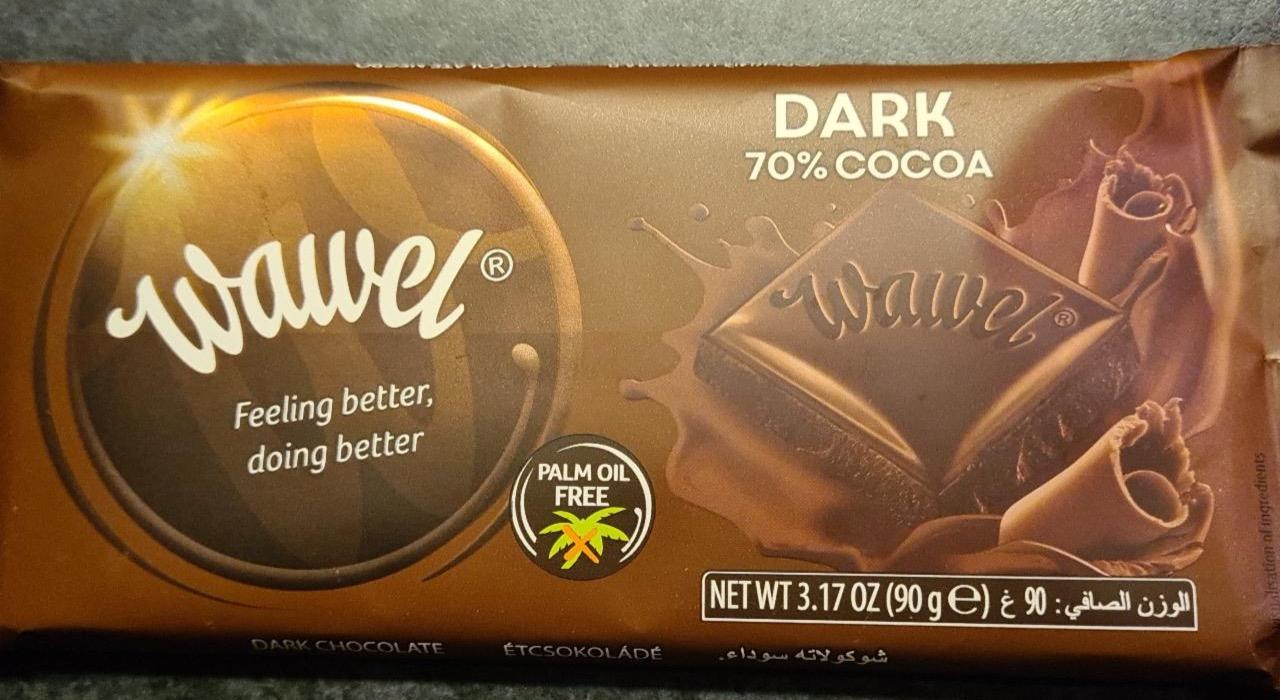 Фото - Темний чорний шоколад 70% Wawel