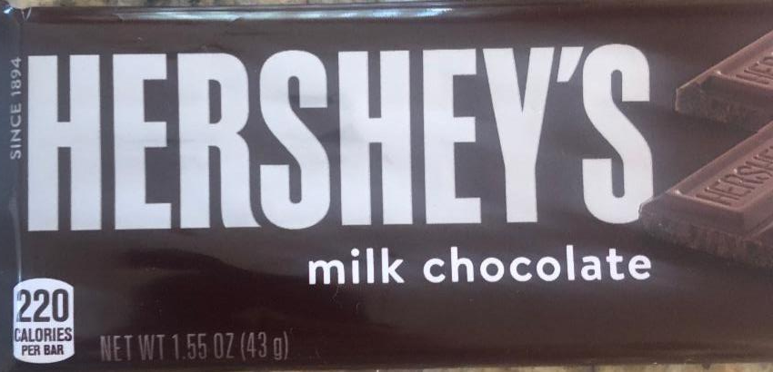 Фото - Батончик з молочного шоколаду Hershey's