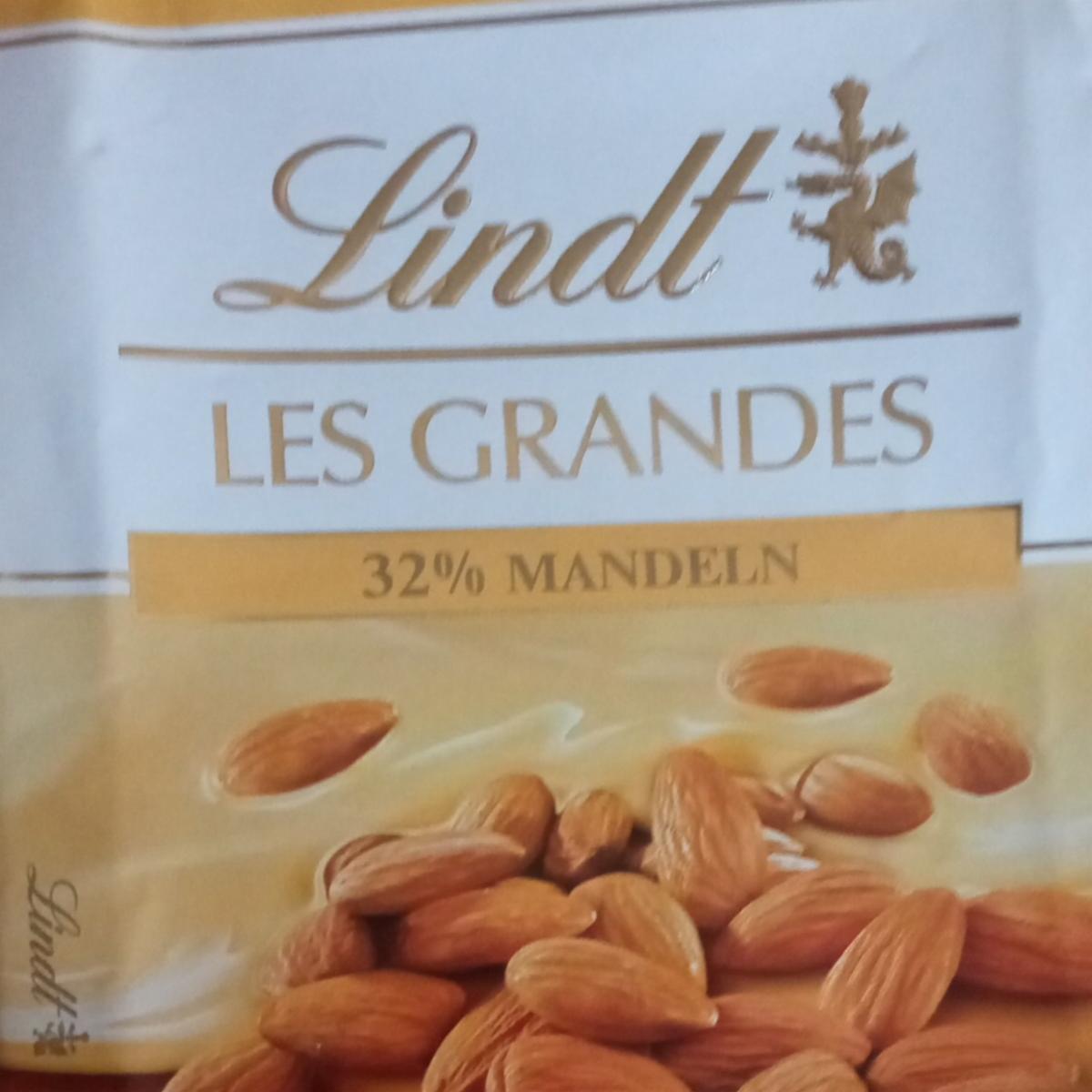Фото - Шоколад білий Les Grandes Almond White Chocolate Lindt