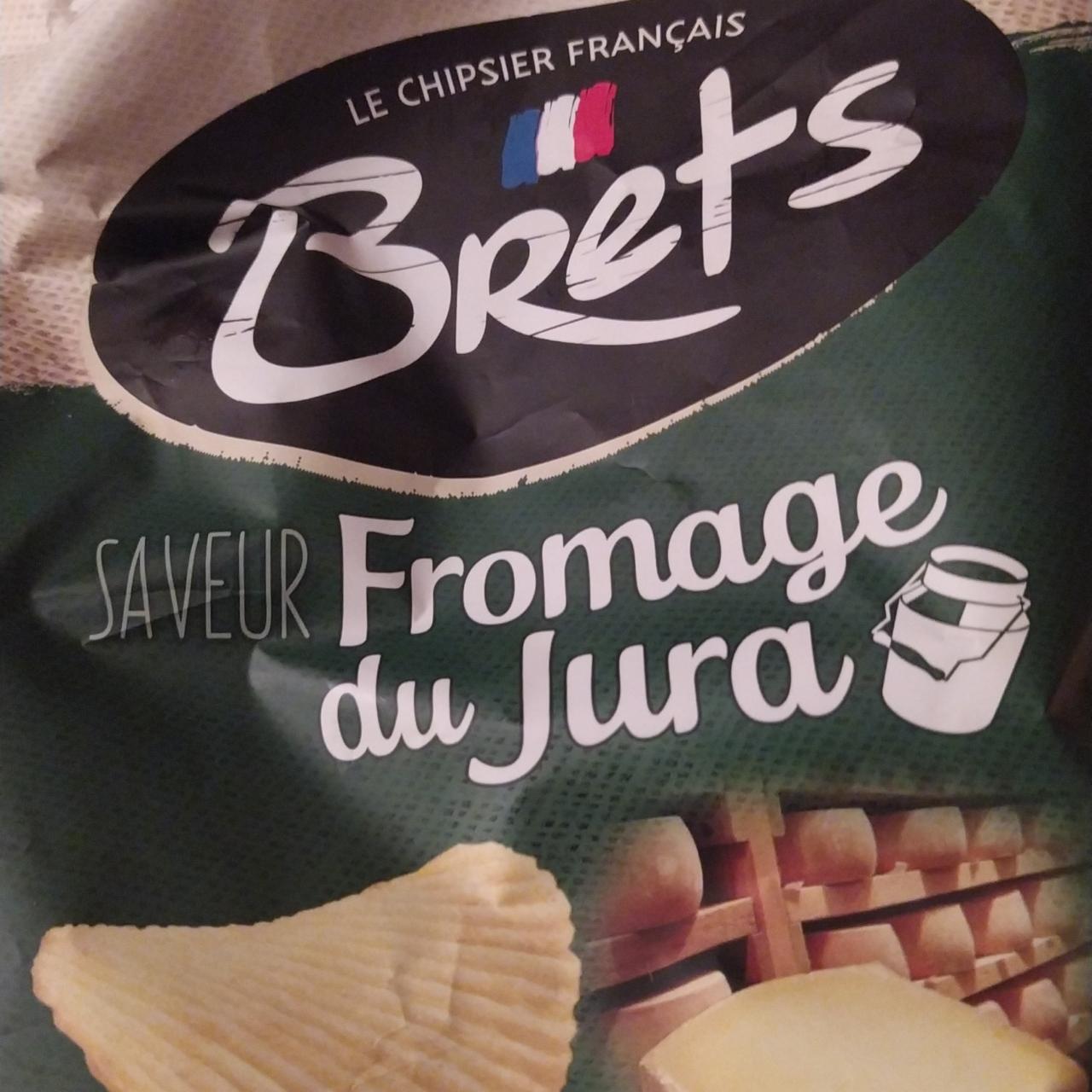 Фото - Чіпси зі смаком сиру Formage Du Jura Brets