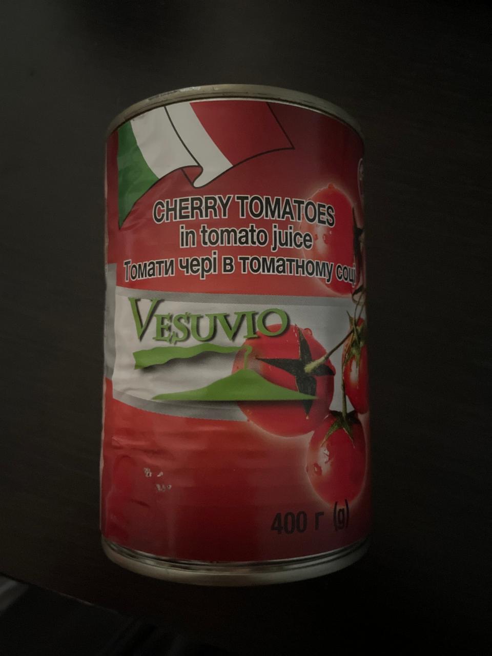 Фото - Томати чері в томатному соці Cherry Tomatoes Versuvio