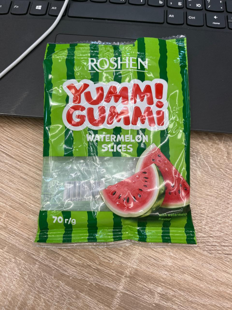 Фото - Yummi Gummi Watermelon Slices Roshen