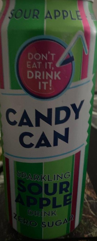 Фото - Напиток газований зі смаком кислого яблука Candy Can