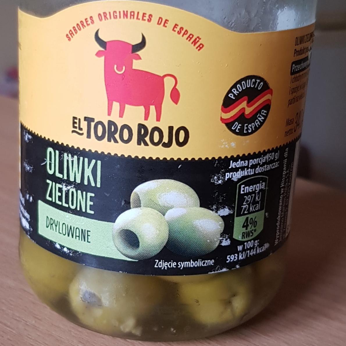 Фото - Оливки зелені без кісточки з лимоном El Toro Rojo