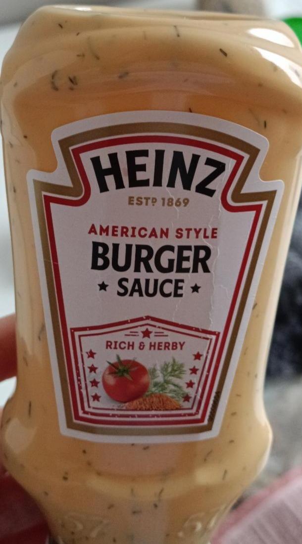 Фото - Соус Burger American Style Heinz