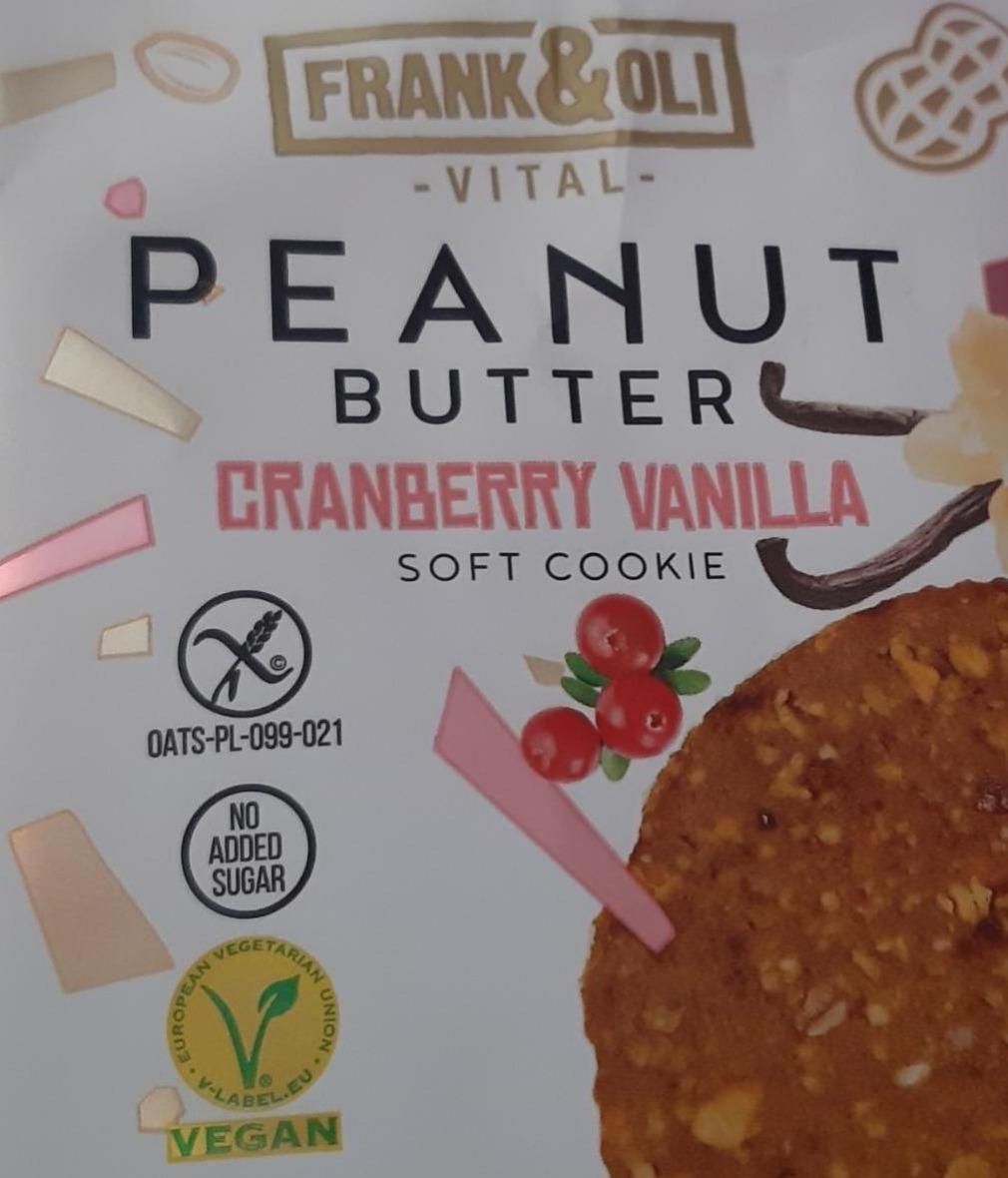 Фото - Peanut butter cranberry vanilla soft cookie Frank&oli