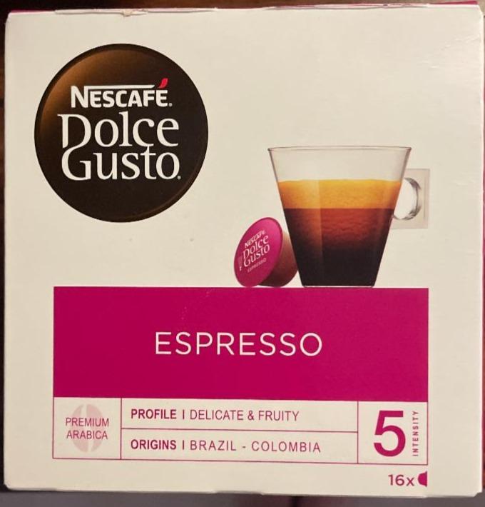 Фото - Кава Espresso Extra Crema Nescafe Dolce Gusto