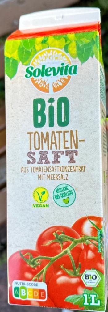 Фото - Сік томатний Tomaten-Saft Bio Solevita